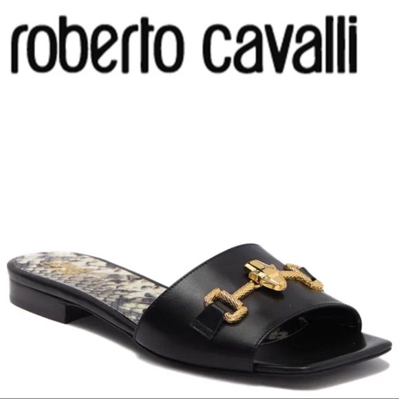 Roberto Cavalli Slides NWT, - Picture 1 of 6